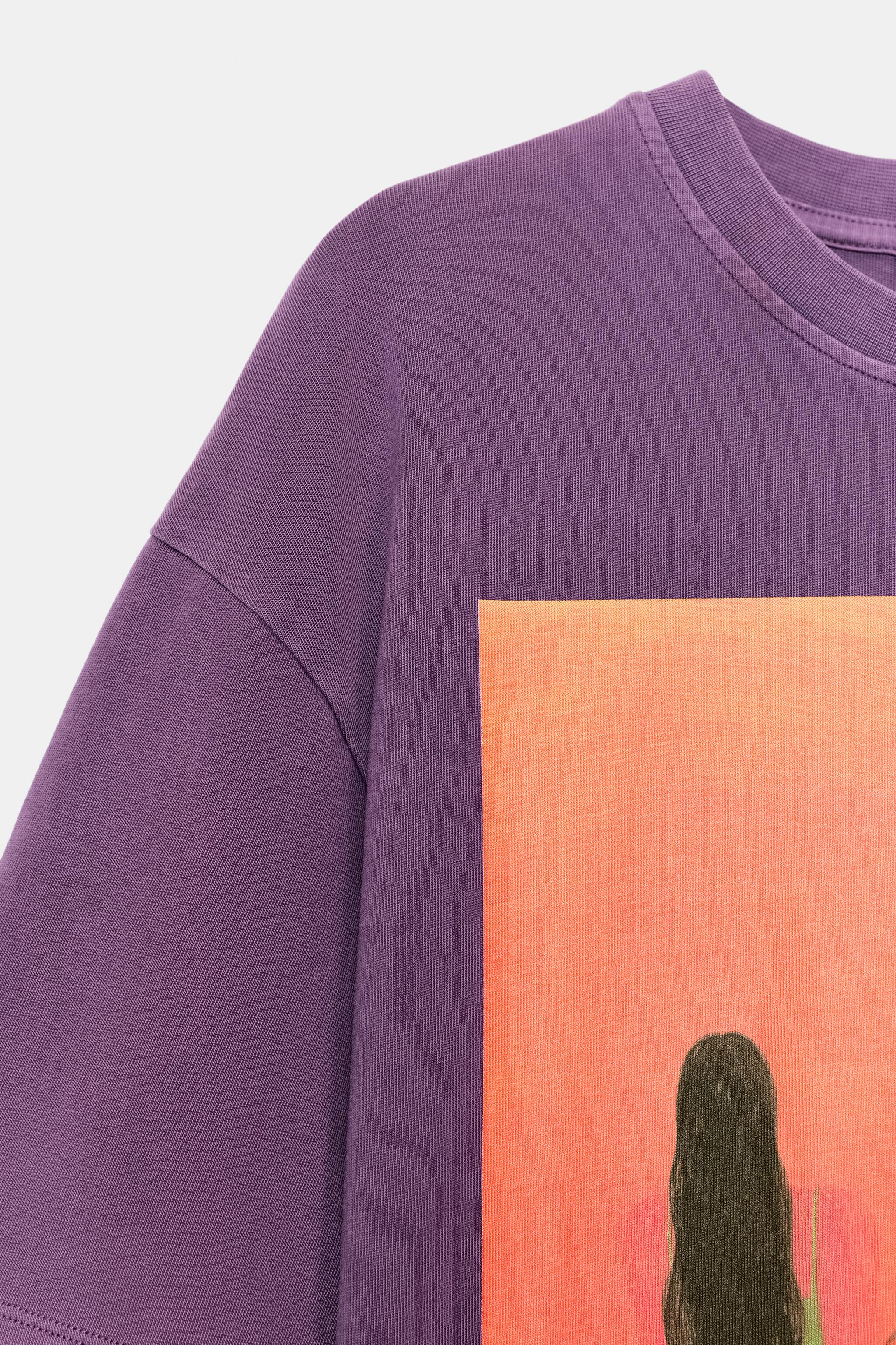 MANUJA WALDIA WASHED EFFECT PRINTED T-SHIRT